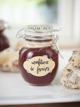 Étiquettes confiture mûre x10