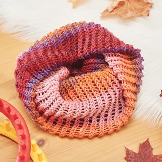 Stricken mit dem Strickring