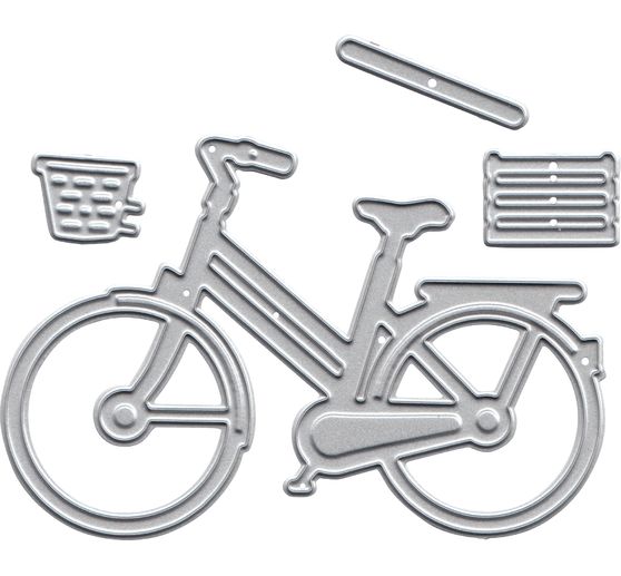 Gabarit d’estampe « Vélo au panier »