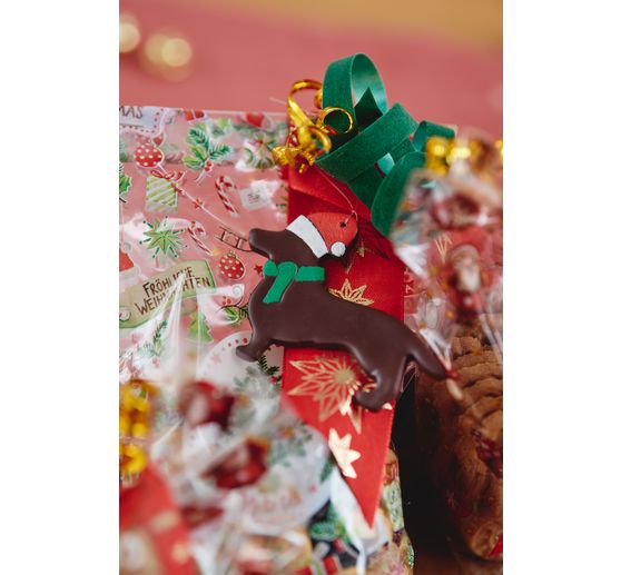 Cookie cutter "Christmas dachshund"