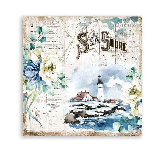 Bloc de papier scrapbooking « Sea Dreams »
