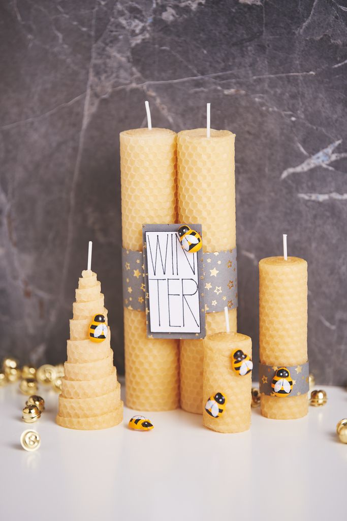 Acheter Kit pour fabriquer des bougies en cire d'abeille - Kits cré