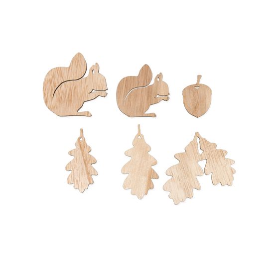 Scatter decoration "Squirrel and acorn leaves"