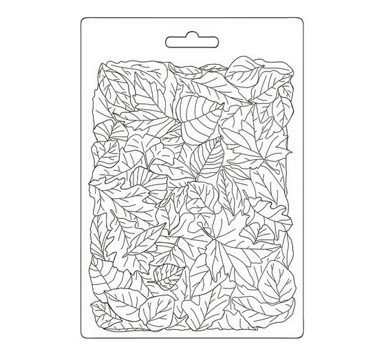 3D Texture mat "Woodland - Leaves pattern"
