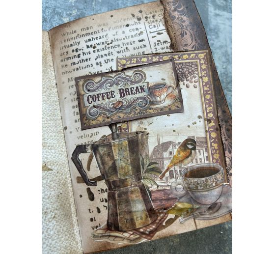 Soies de paille à motifs Backgrounds « Coffee and Chocolate »