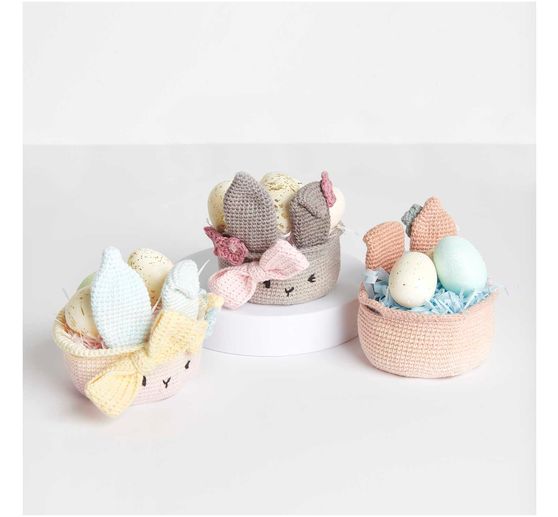 Kit crochet Rico Design Ricorumi « Corbeille pour œufs de Pâques »
