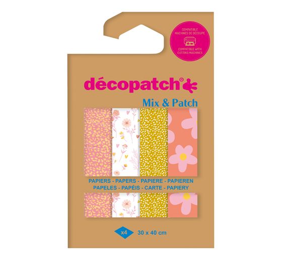 Décopatch Pocket Hot foil Collection Mix and Patch « Sunny Flowers »