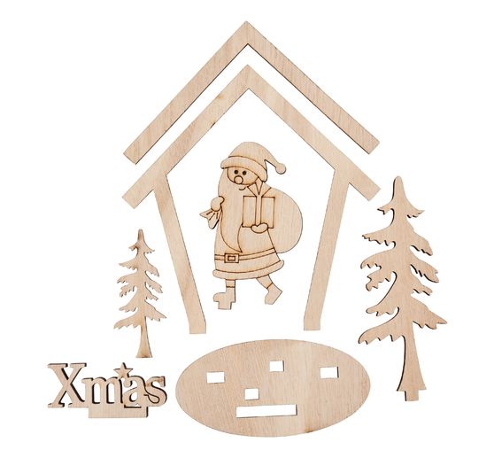 VBS Holz-Steckmotiv "Xmas Bescherung"