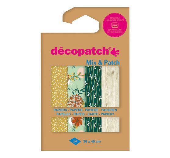 Décopatch Pocket Hot-Foil Collection Mix and Patch "Naturell"