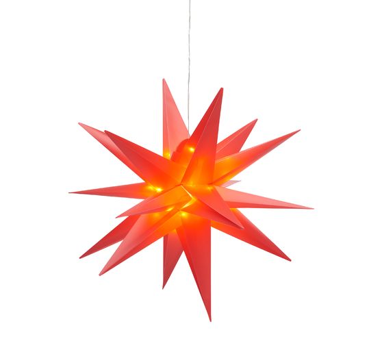 LED 3D star "Wega", Red