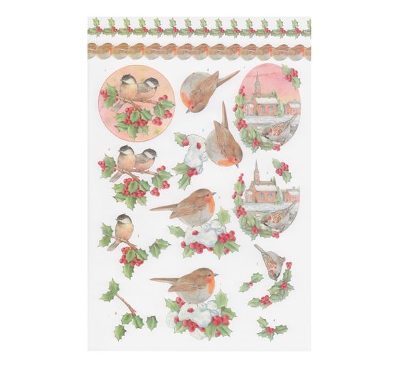 3D Punched sheet book "Christmas Baubles"