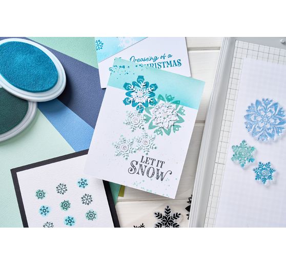 Sizzix Framelits Gabarit d'estampe "White Christmas #2 par Catherine Pooler"