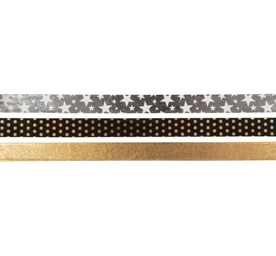 Set Washi Tape "Gold/Silver Foil"