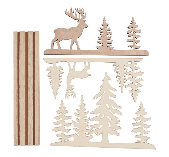 VBS Wooden building kit "Reindeer in the forest"