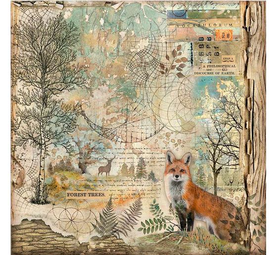 Maxi Scrapbook-Block "Forest"