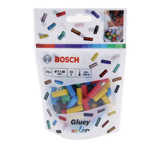 Mini-bâtonnets de colle pour Gluey Bosch, 70 pc.