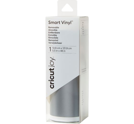 Film vinyle autocollant brillant Cricut Joy « Smart Vinyl – Amovible », 13,9 x 121,9 cm