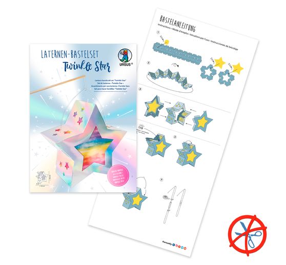Lanterns craft kit "Twinkle star iridescent"