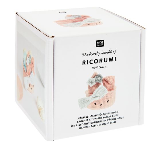 Kit crochet Rico Design Ricorumi « Corbeille pour œufs de Pâques »