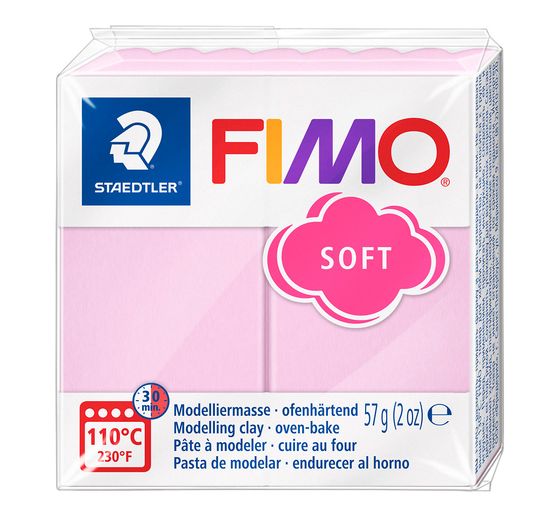 FIMO effect couleurs pastel, 57 g