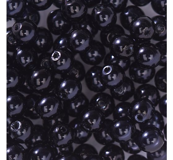 Glass wax beads, Ø 4 mm, 100 pieces