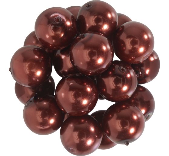 Perles de cire de verre, Ø 10 mm, 20 pièces
