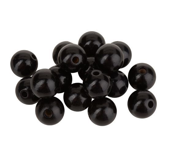 Perles en bois, Ø 15 mm