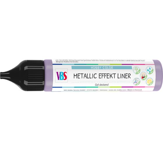VBS Metallic Effect Liner, 28 ml