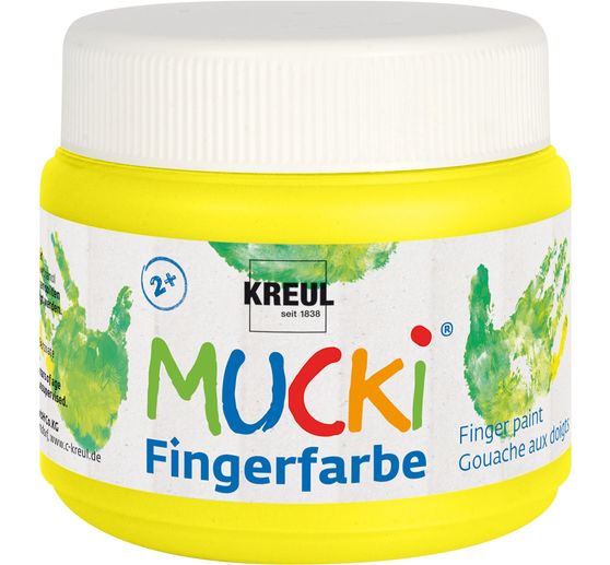 Peinture au doigt MUCKI, set de 4