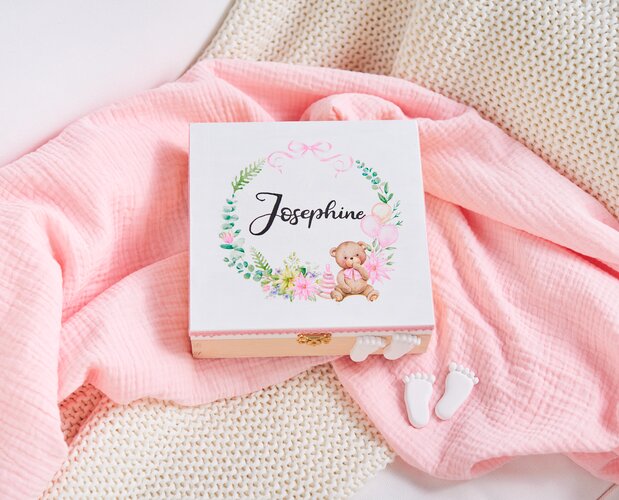 Birth keepsake box