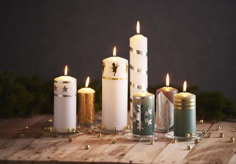 Décoration de bougies pour Noël - VBS Hobby